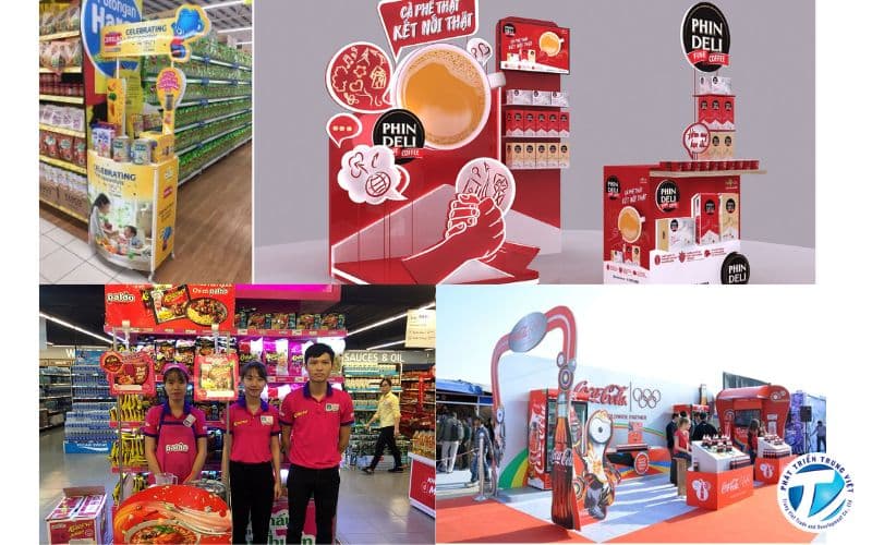 Một số mẫu booth sampling phổ biến hiện nay